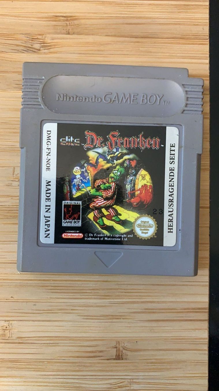 Spiele: Dr. Frankenstein für Gameboy – Gebraucht aus Gebenstorf von RetroFuture