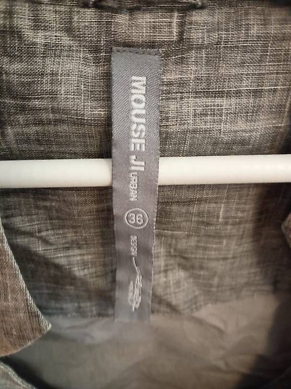 Jacken: Asymmetrische spezielle Leinenbluse/Blazer – Gebraucht aus Zürich von Melianea 1
