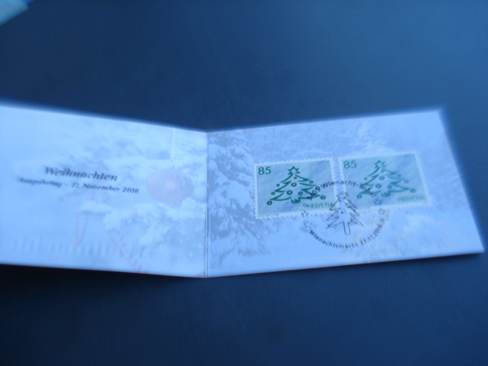 Alle Briefmarken: Markenbüchlein Weihnachten, 2016, ET-o – Gebraucht aus Niederwil AG von morostahu 1