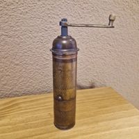 Vintage Kaffeemühle, Messing Gewürzmühle