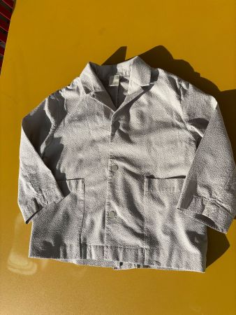 COS graues Hemd aus strukturiertem Stoff Gr. 110/116