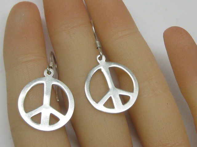 Orecchini pendenti & Orecchini a lobo: Ohrringe Ohrhänger Silber 925 PRO Peace – Usato da Ermatingen venduto da Decovin 1