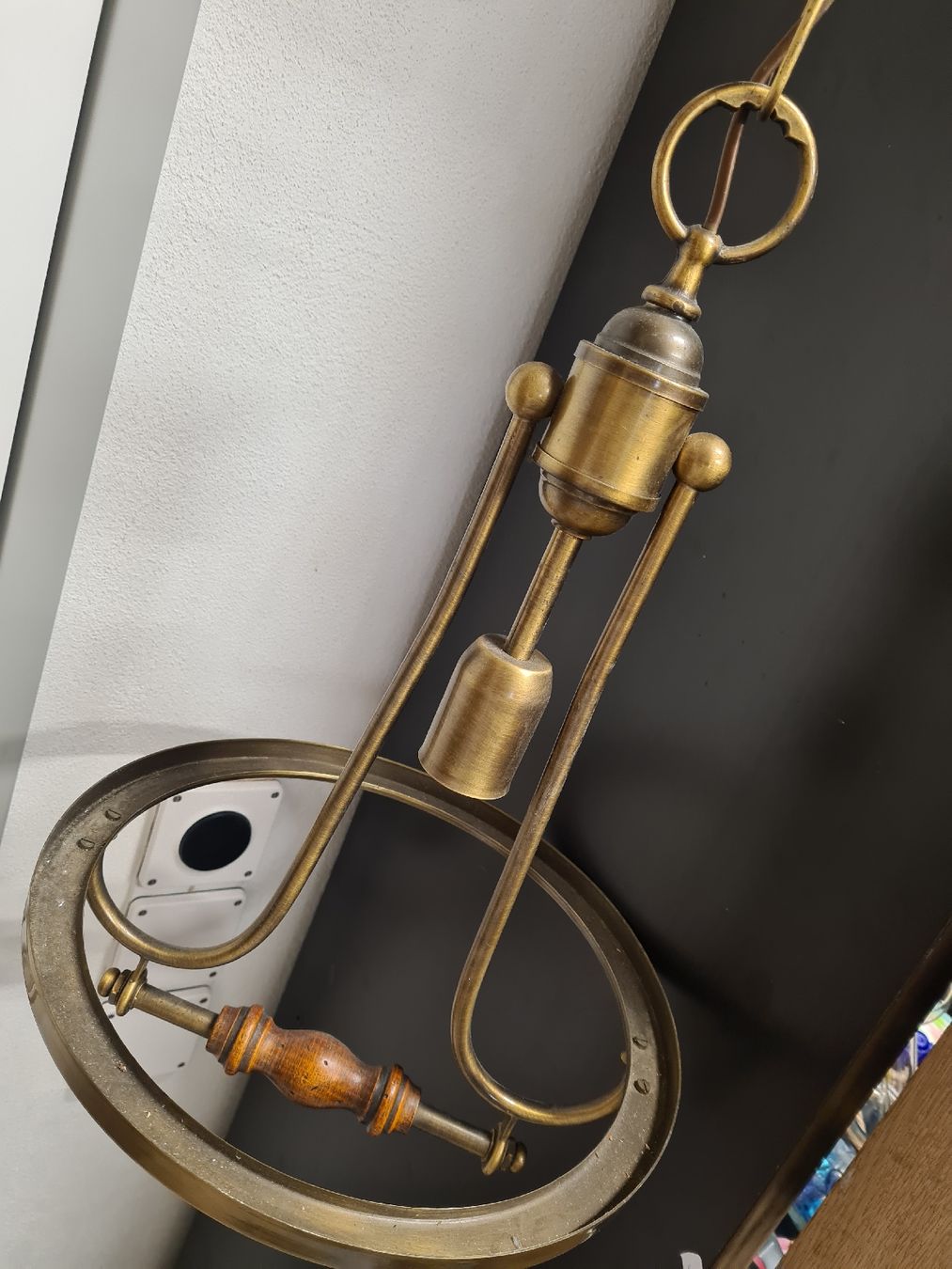 Kronleuchter & Deckenlampen: antike Messing Deckenlampe Ø 30 cm – Gebraucht aus Amriswil von used2use 6