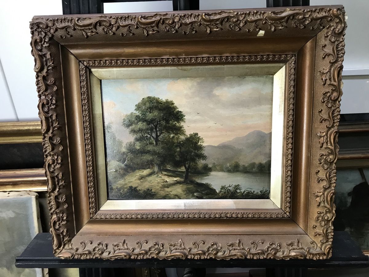 Tableaux: Antikes Ölgemälde Monogramm JM – D'occasion à Wolfhalden par SecondAntique 1