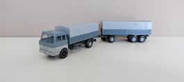 WIKING-LKW-Modell|Hanomag-Henschel"F161L"|Anhänger-Zug|1/87
