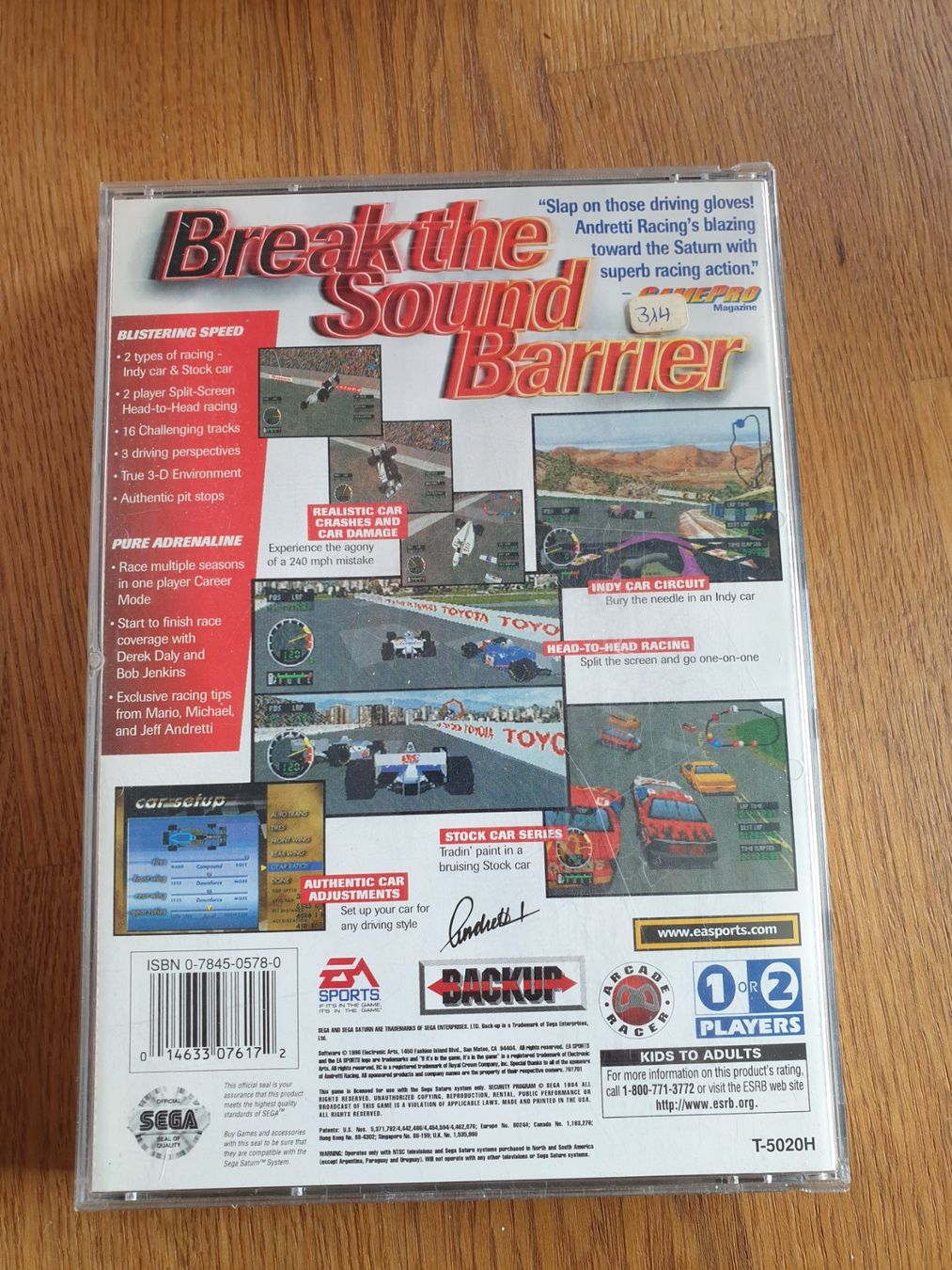 Giochi: Andretti Racing Sega Saturn NTSC – Usato da Rain venduto da Rou_z26r 1