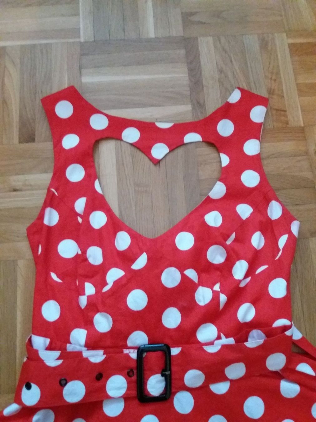 Vestiti: Kleid Rockabilly mit Herzausschnitt Gr.S – Usato da Muolen venduto da Schmetterling2019 4