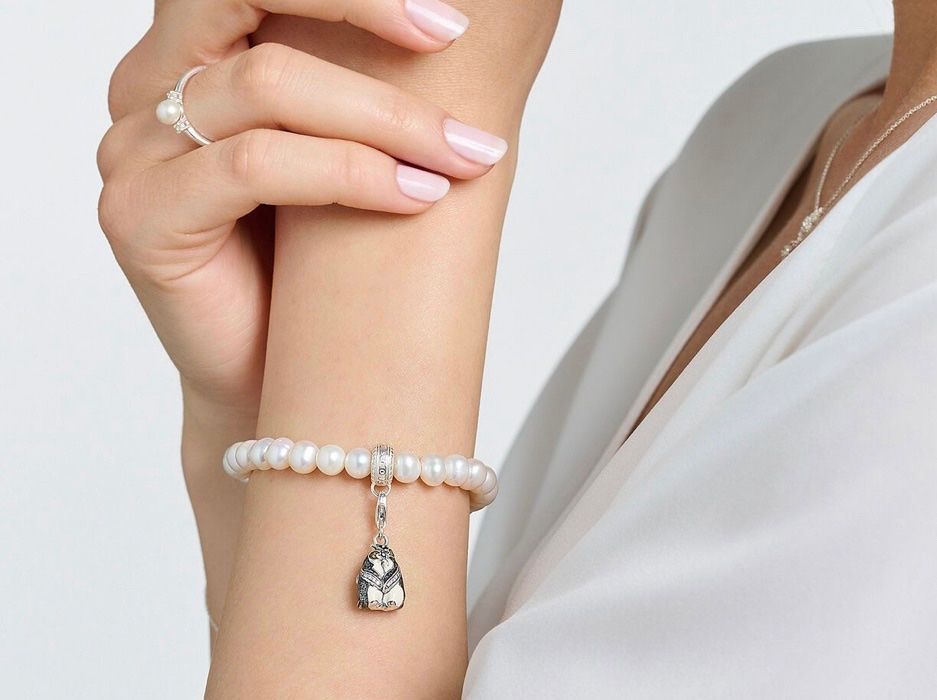 Perle (finte): Charm-Armband Süsswasserperlen Thomas Sabo – Nuovo e nell'imballaggio originale da Mörschwil venduto da Nrohner 1