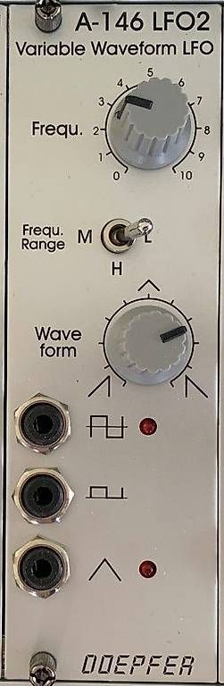 Doepfer Strumenti musicali: Eurorack Modul - Doepfer - A-146 LFO2 Variable Waveform LFO – Usato da Fraubrunnen venduto da Hypernova
