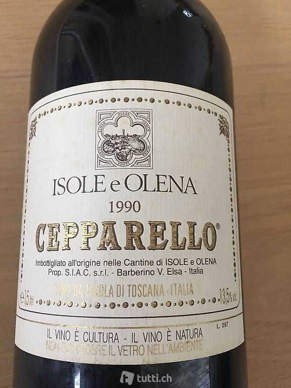 Vino: Isole e Olena Cepparello 1990 Magnum – Nuovo (secondo la descrizione) da Beinwil am See venduto da isole 1