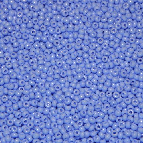 Perlen (unechte): Saatperlen Opaque Pastel Blue Lilac 3mm – Neu und originalverpackt aus Klingnau von SilberwindArt