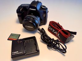 Canon EOS 5D camera with 50mm f/1.4 lens excellent condition