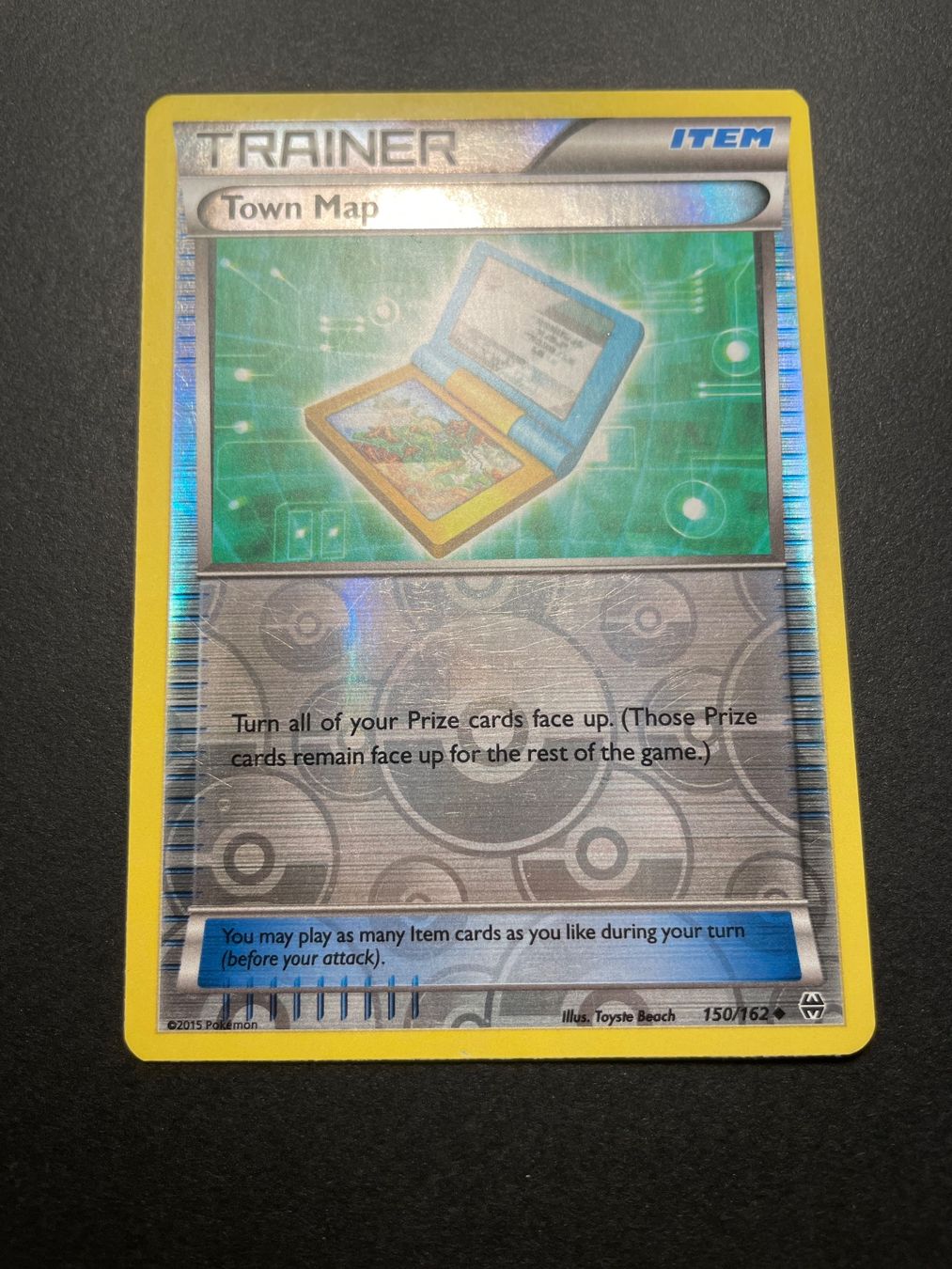 Pokémon Carte collezionabili: Town Map 150/162 Reverse Holo BREAKthrough – Usato da Zürich venduto da pokemon_cards