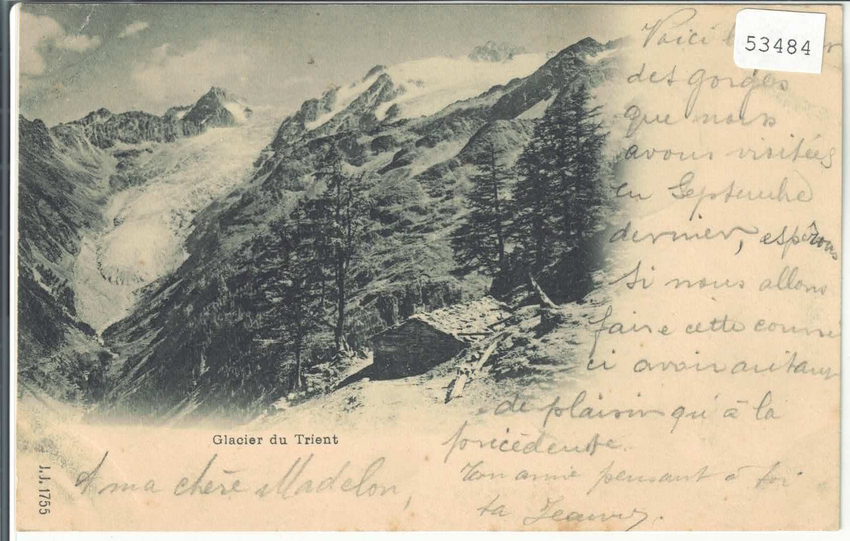 Ansichtskarten: Glacier du Trient - UPU 1900 – Gebraucht aus Ettingen von Kartenplanet