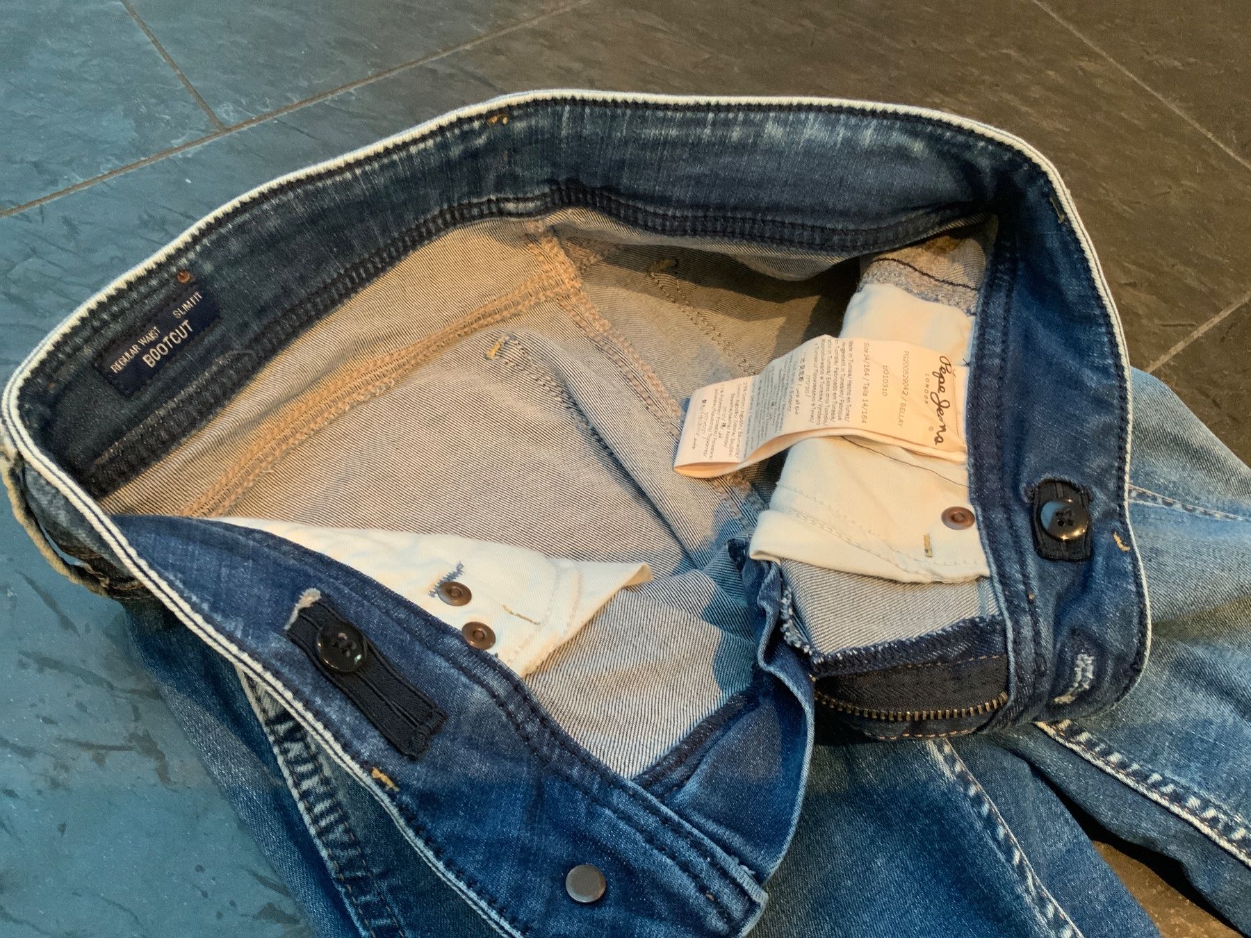 Pantaloni: Jeans Mädchen, PEPE JEANS, BOOTCUT, Size 14/164 – Usato da Stäfa venduto da sylla73 3