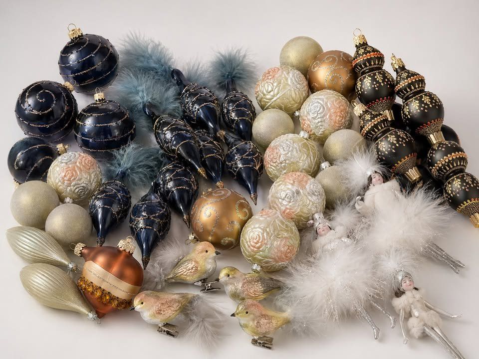 Tutte le decorazioni: Handgemaltes Weihnachtsdeko-Set komplett – Usato da Brüttisellen venduto da serge_moliere