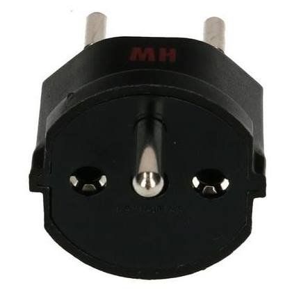 Unità & Adattatore: Fixadapter SchuKo Konturenstecker CH – T12  5X – Nuovo e nell'imballaggio originale da Agno venduto da CS-Computer 2