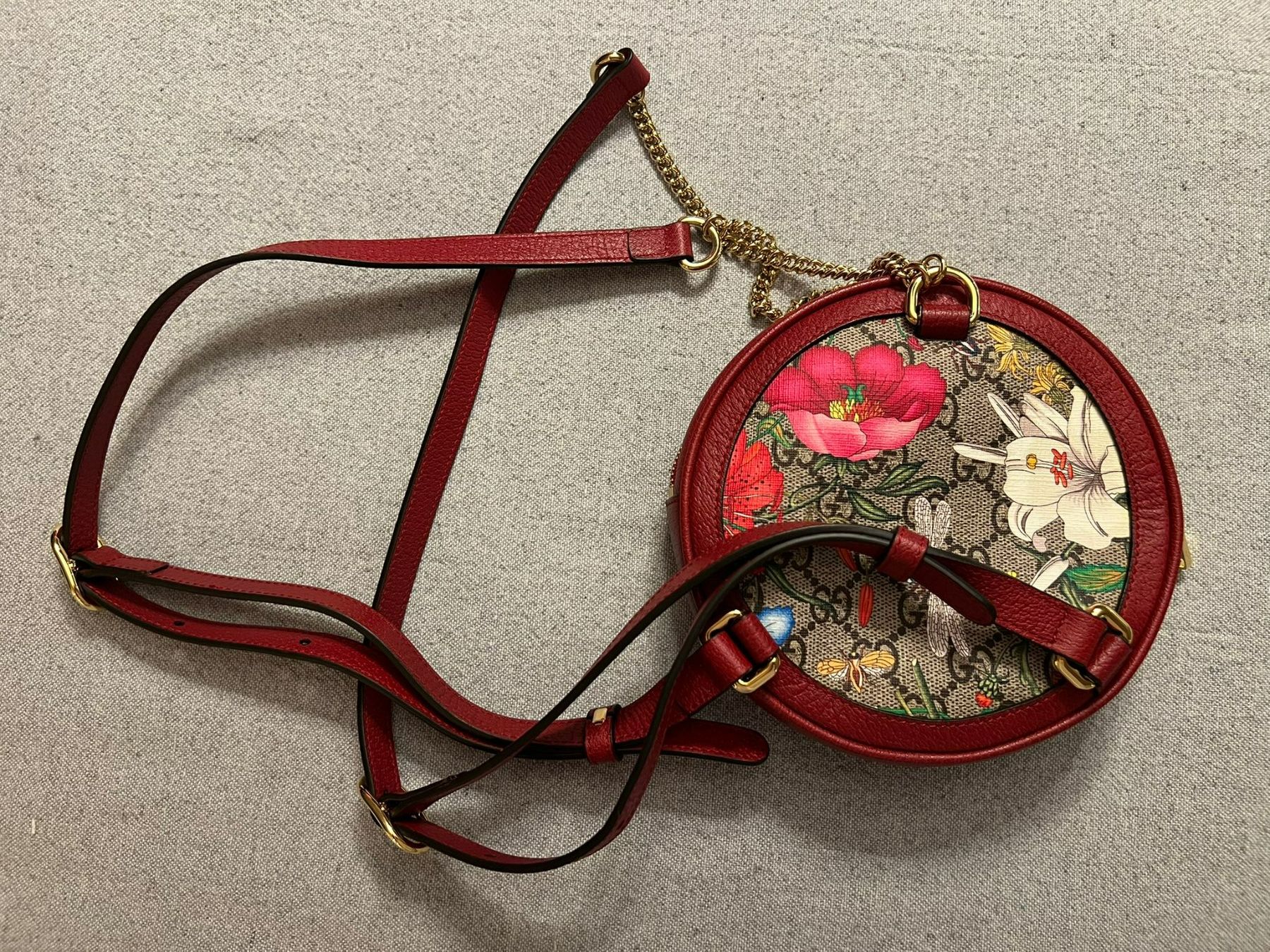 Gucci Borse da donna: Gucci Supreme Flora Ophidia Round Backpack - Original – Usato da Hinwil venduto da kika.bsvc 2
