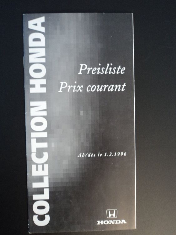 Honda Nsx Preisliste