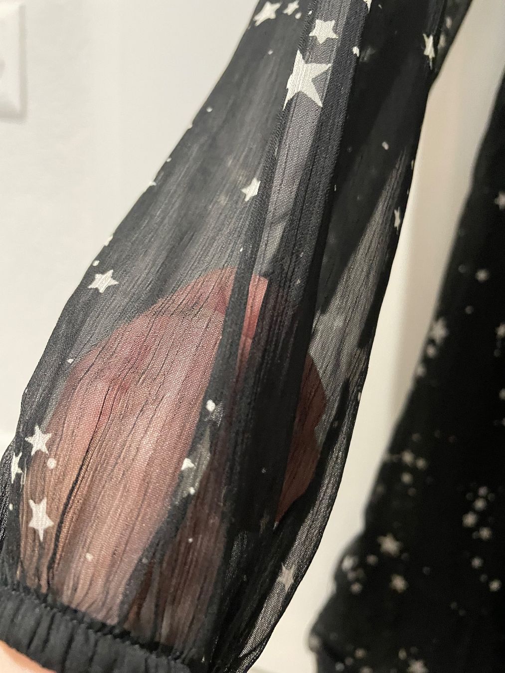 Vestiti: Robe noir imprimé étoilé – Nuovo (secondo la descrizione) da La Chaux-de-Fonds venduto da 19_po 2