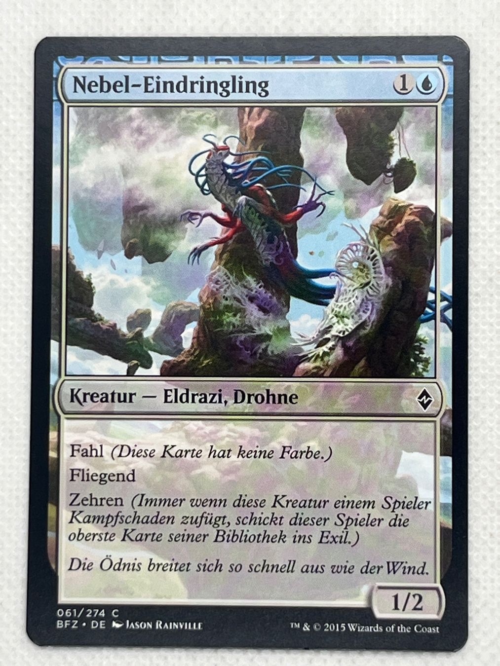 Magic The Gathering Cartes à collectionner: MTG Nebel-Eindringling BFZ 061 Deutsch Common – D'occasion à Hinterkappelen par Kim1992