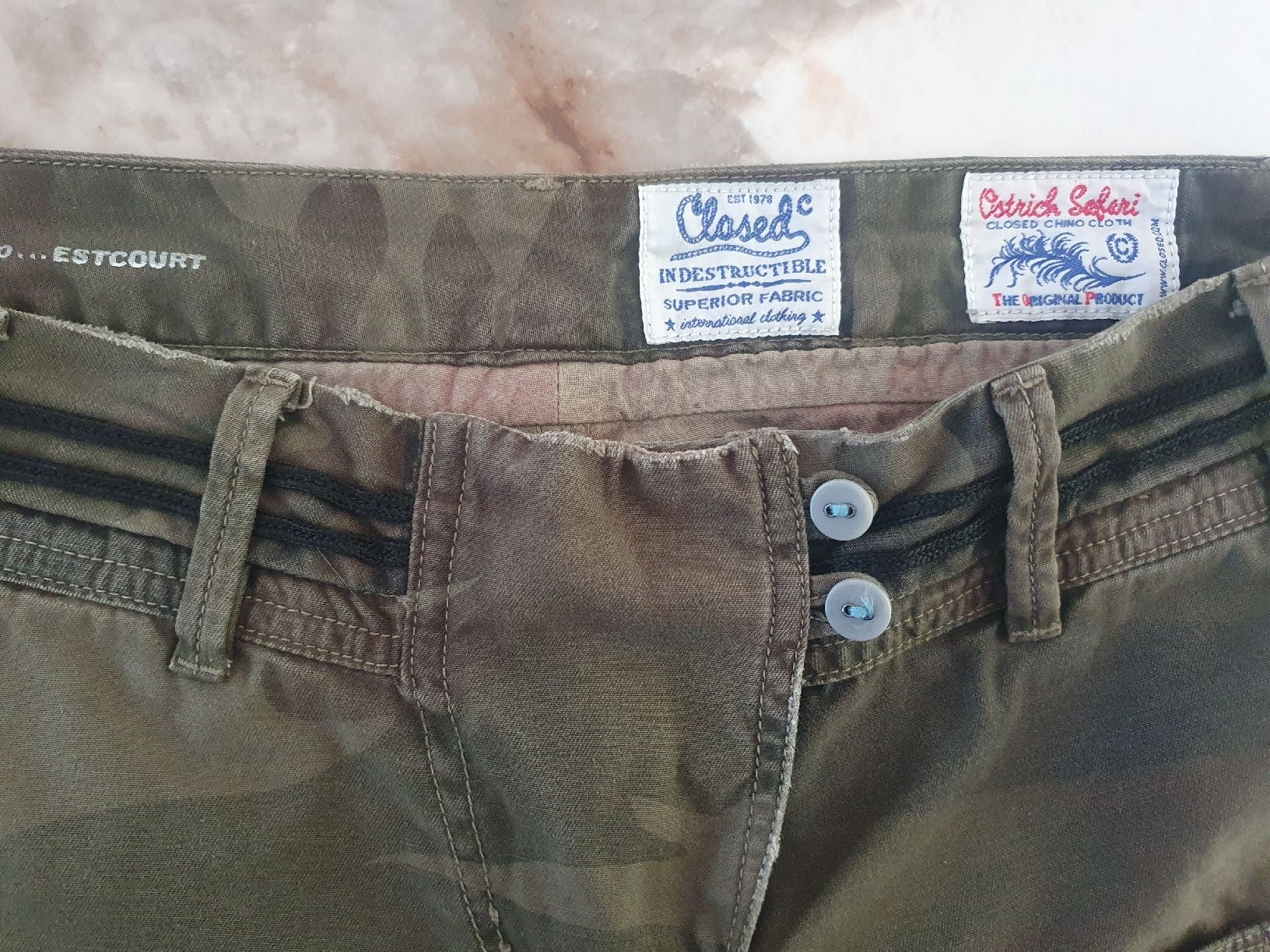 Closed Pantaloni: CLOSED Camouflage 3/4 Hose Gr. 38 – Usato da Horgen venduto da webcaro411 5