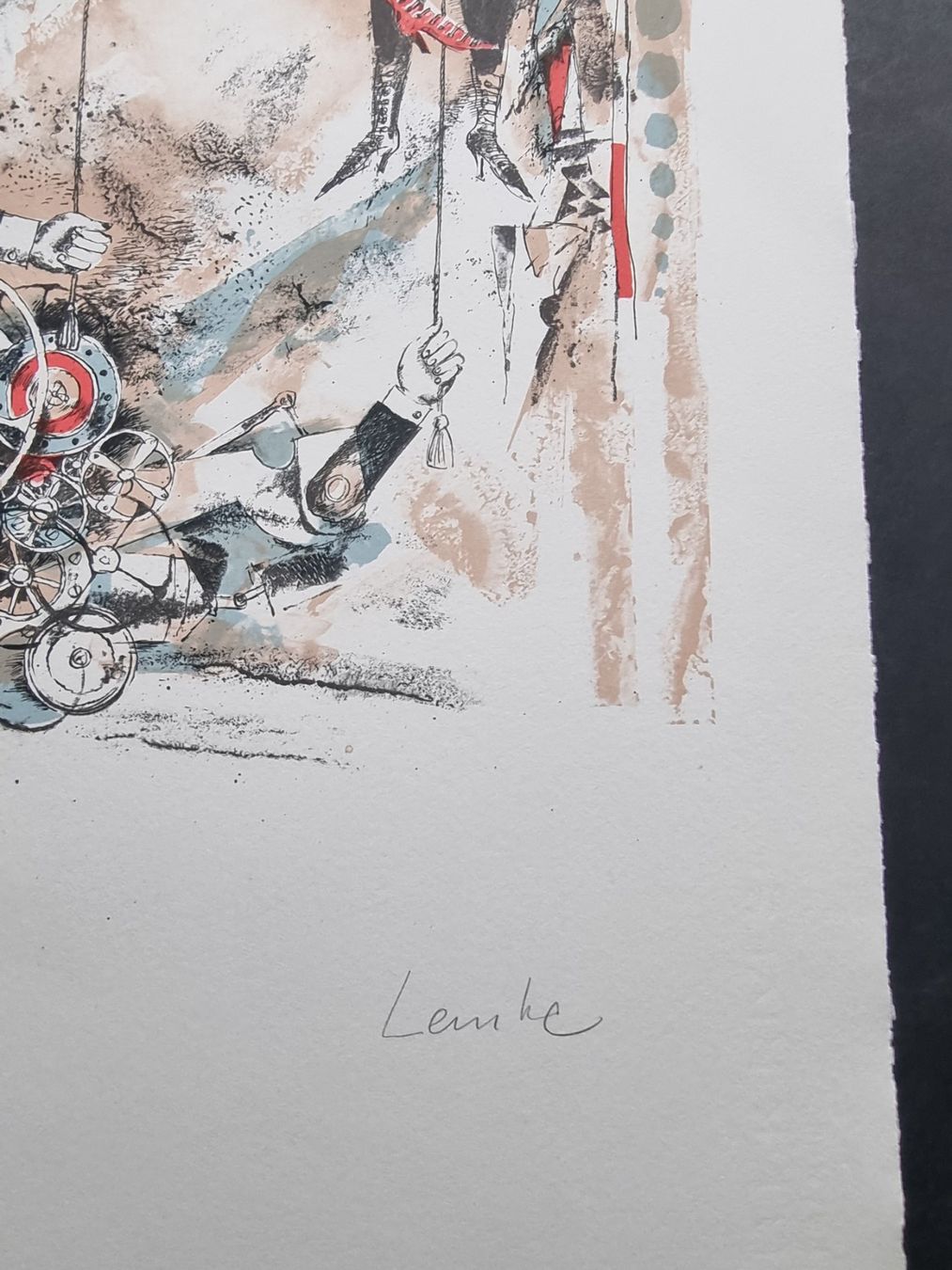 Grafiken & Lithographien: HORST LEMKE LITHORAPHIE SINIERT NUMMERIERT – Gebraucht aus Gersau von grafik-kunst 3