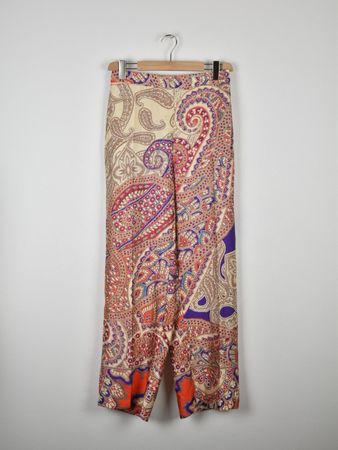 Zara Satinhose, weites Bein, neu, Gr.L