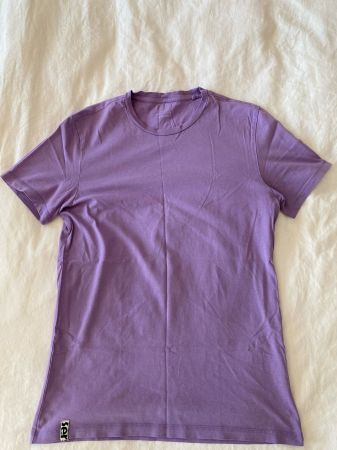 T-shirt violet uni Bershka M