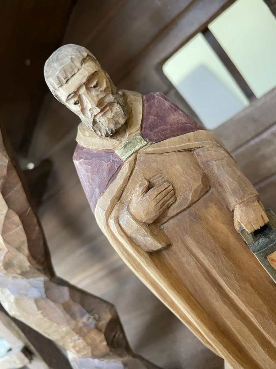 Statuette: Josef mit Laterne E. Thomann Brienz – Usato da Flawil venduto da Naphtali 1