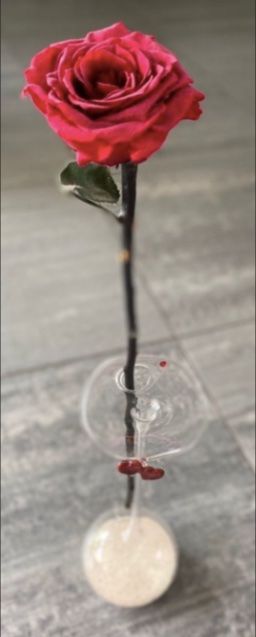 ByON Corallo Vase S - Mundgeblasene Glasvase Mit Korallenstruktur, 13.5cm