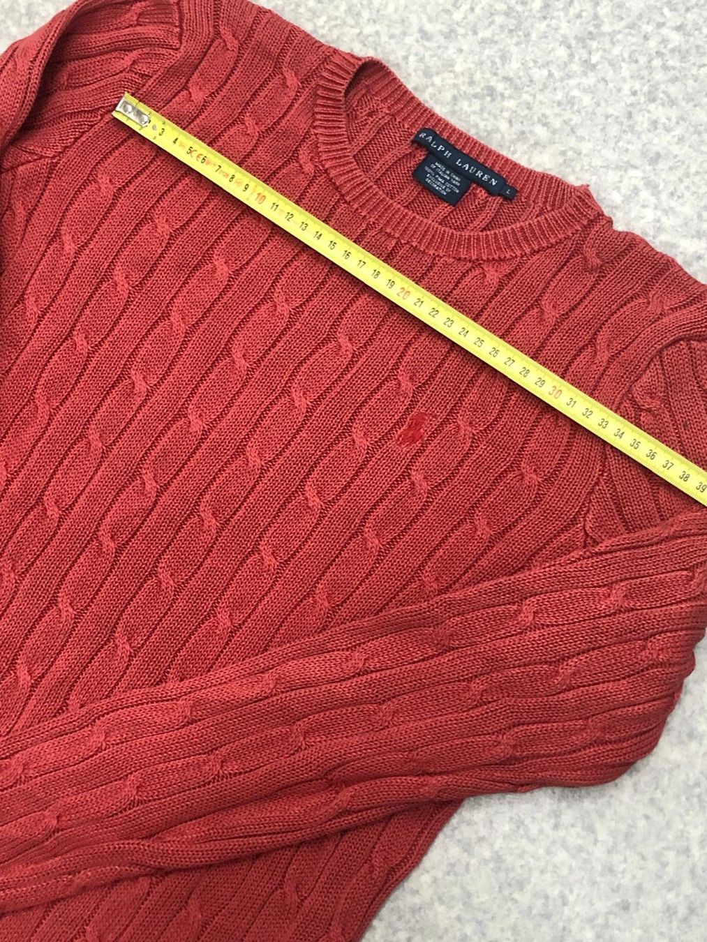 Ralph Lauren Pullover & Sweatshirts: Pull torsadé Ralph Lauren Taille S Orange Rouge – Neu (gemäss Beschreibung) aus Genève von leb_5j62 3