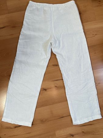 Reformation Olina Linen Pant S Weiss NPCHF 175