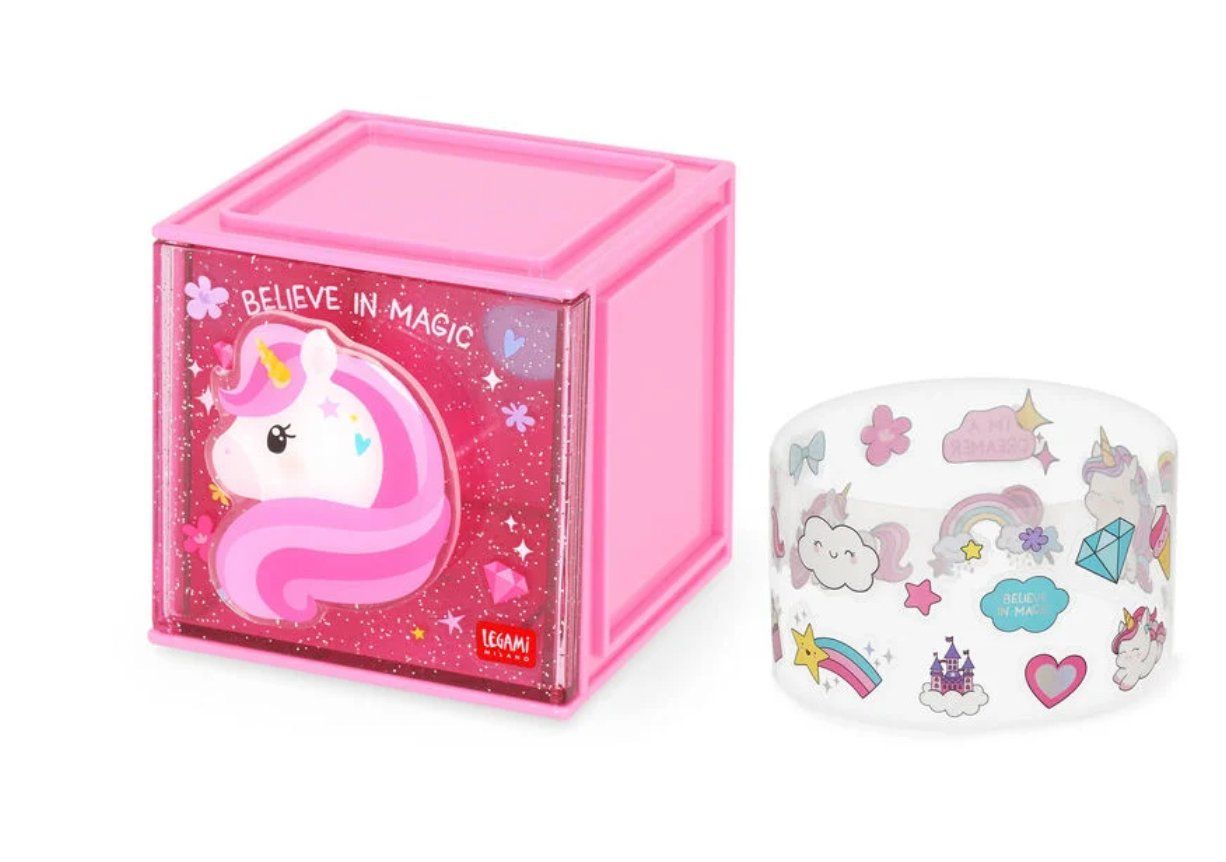 Legami Penna & Evidenziatori: NEW LEGAMI - BOÎTE EMPILABLE DE BUREAU - UNICORN – Nuovo e nell'imballaggio originale da Châtelaine venduto da suisseshopping 1