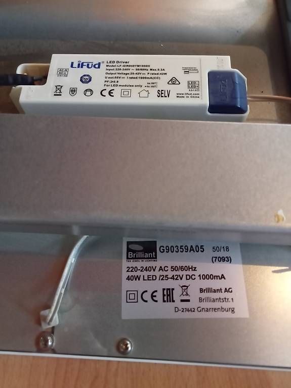 Lampadari & plafoniere: LED Aufbaupanel 120x30 cm 2 Stück – Usato da Rothenburg venduto da Delacom 1