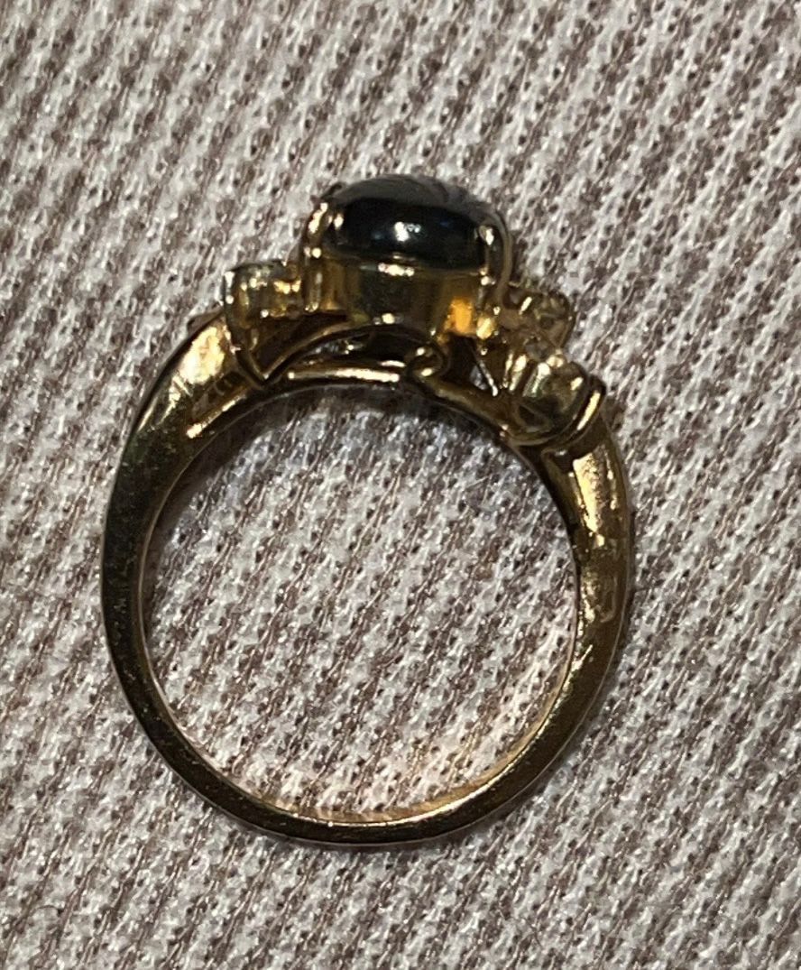 Ringe: Eleganter Damenring mit dunkler Perle, 16mm – Gebraucht aus Basel von Tierschutz-Flohmi 4