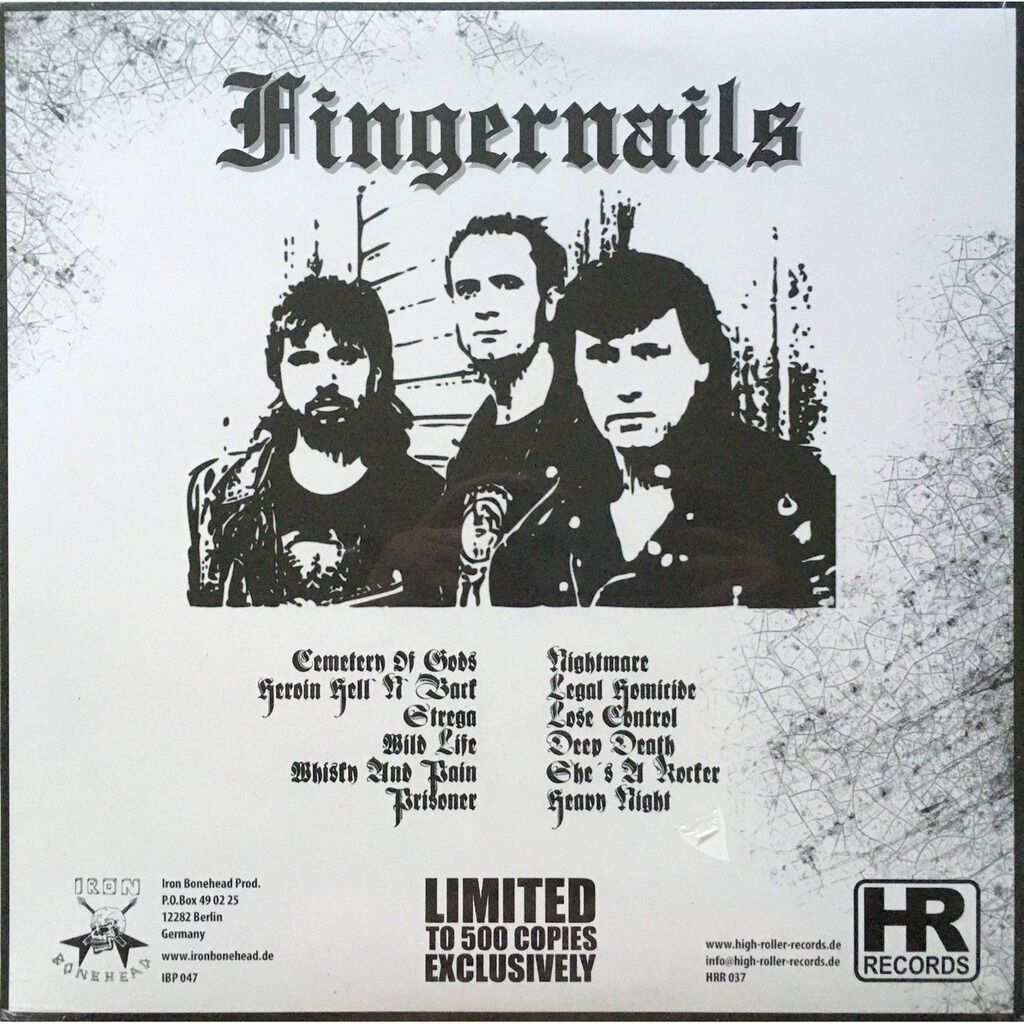 Schallplatten: FINGERNAILS - HEAVY METAL FORCES – Neu und originalverpackt aus Bottens von hotter-than-hell 1