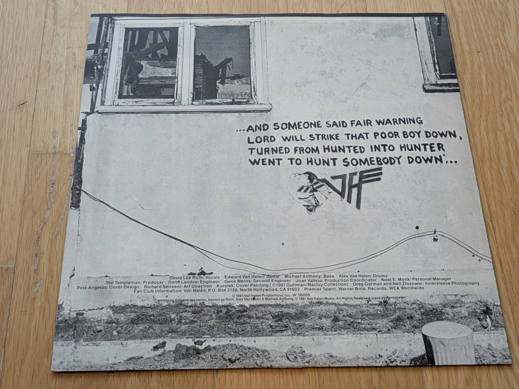 Schallplatten: Van Halen – Fair Warning, LP Vinyl – Gebraucht aus Dübendorf von PanzerGeneral 2