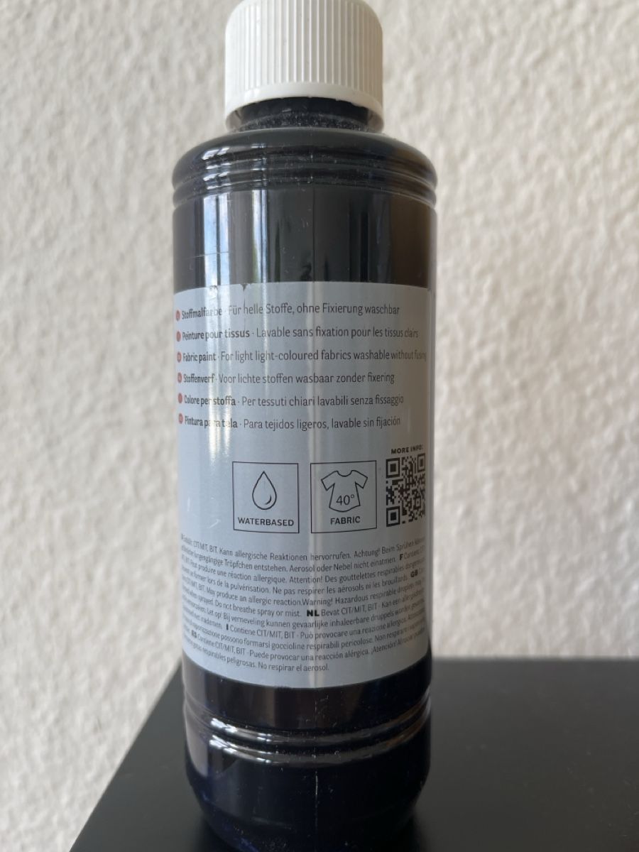 Colori: Stoff/ Textil Malfarbe Schwarz Rayher – Nuovo e nell'imballaggio originale da Zürich venduto da sum_995w 1