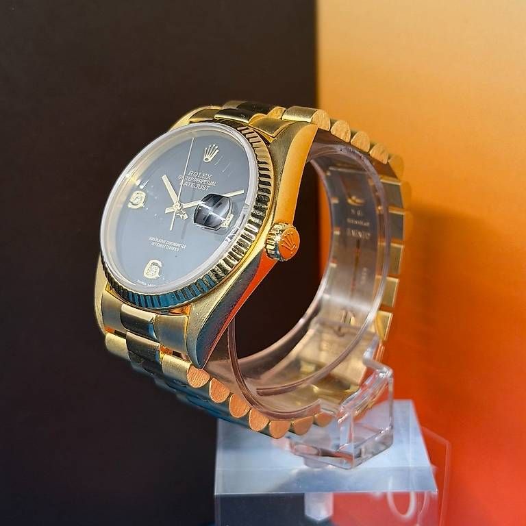 Montres: Rolex Datejust 36 Onyx Dial 16018 – D'occasion à Genève par minty.watches 1