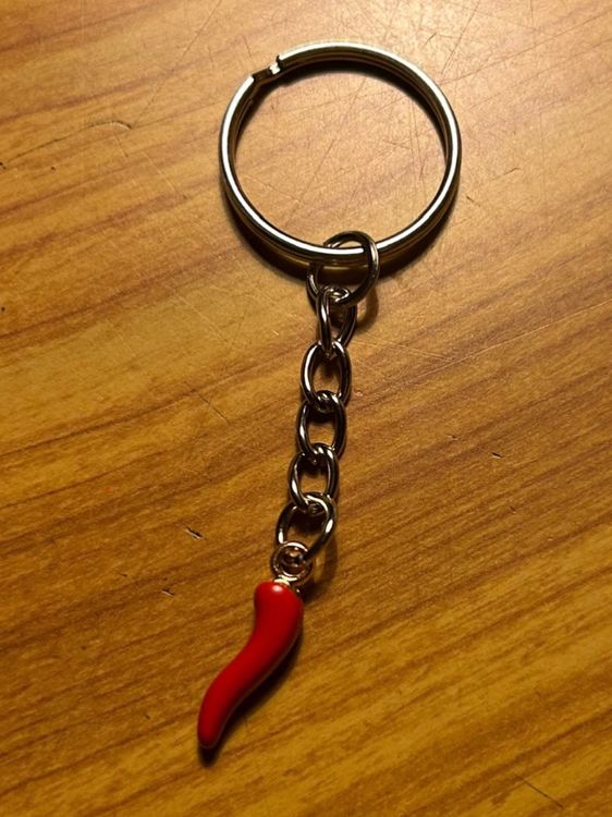 24 Stück Chili Schlüsselanhänger - Rote Glücksbringer Für Abschluss