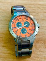 FESTINA TITANIUM CHRONOGRAPH DIVERS ORANGE DIAL 100M PROFESS