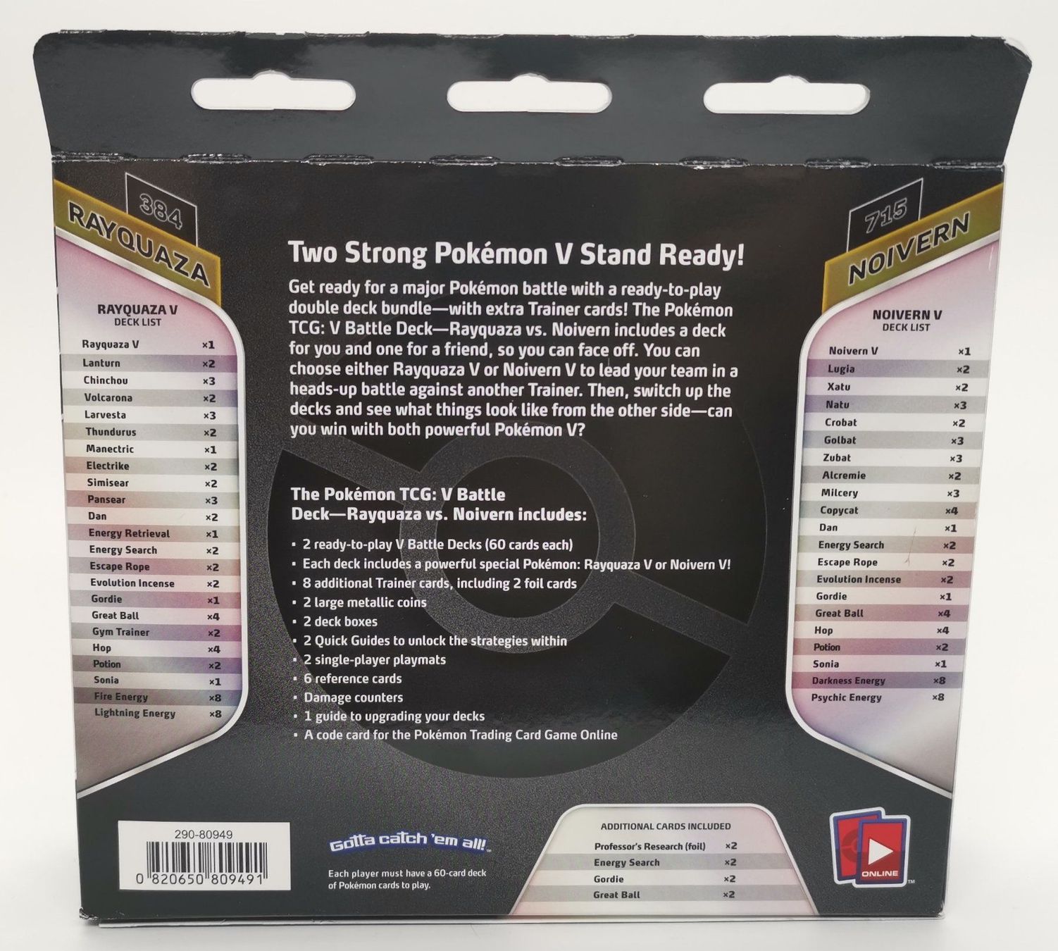Sammelbilder & Trading cards: Pokémon V-Battle Deck Rayquaza / Noivern – Neu und originalverpackt aus Niederglatt ZH von RetroBros 3