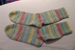 handgestrickte Socken Grösse 38/39