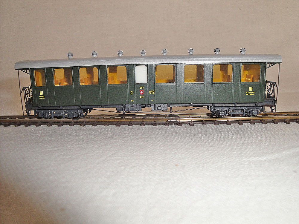 HRF Modellini di ferrovie: HRF SBB-Brünigbahn C4 812 – Nuovo e nell'imballaggio originale da Wolfwil venduto da heinzs3575