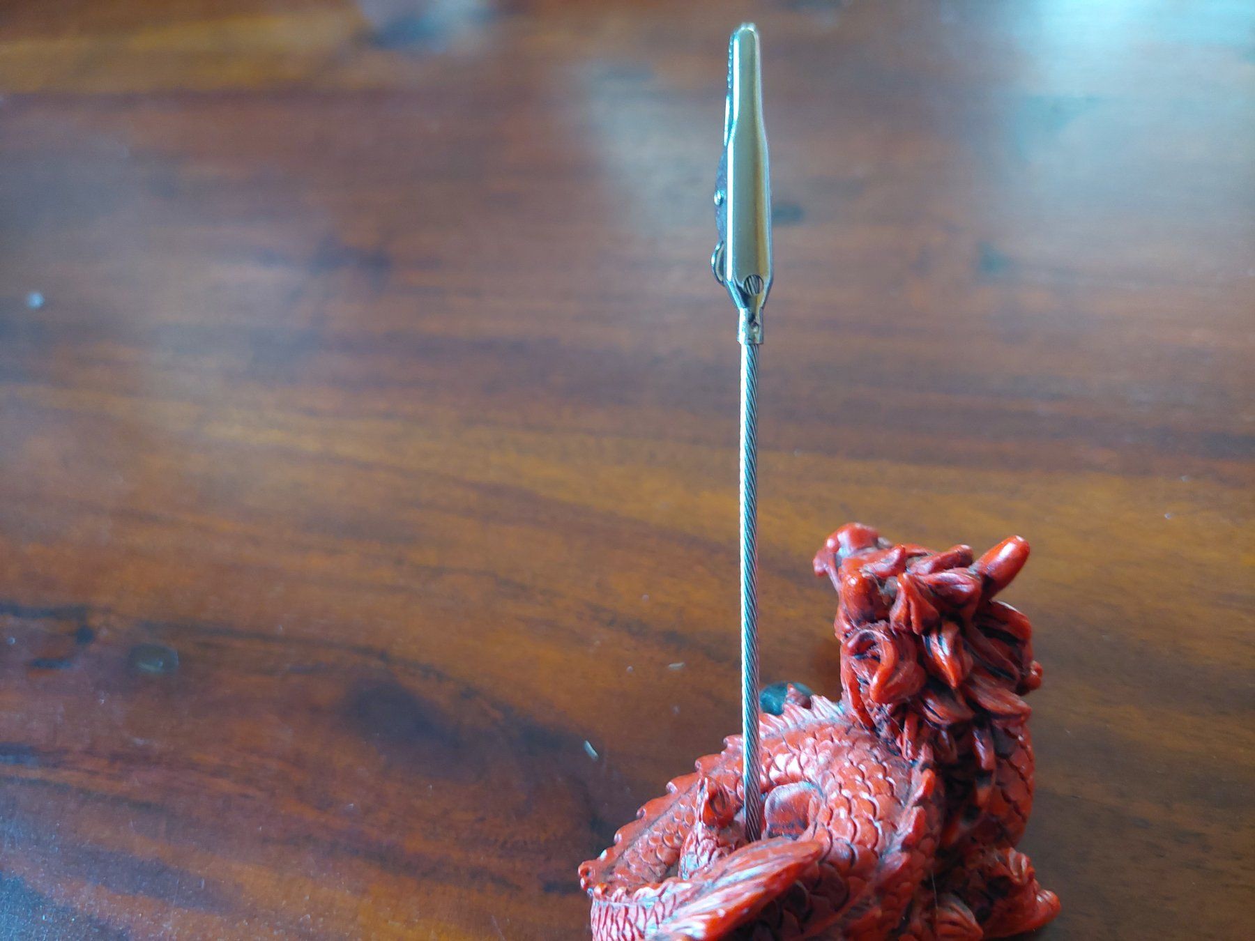 Statuette: Drachen-Fotohalter / Notizhalter – Nuovo (secondo la descrizione) da Beckenried venduto da Havacola 8