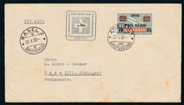 Pro Aero 1938 Sonderflug der Swissair 22.V.38