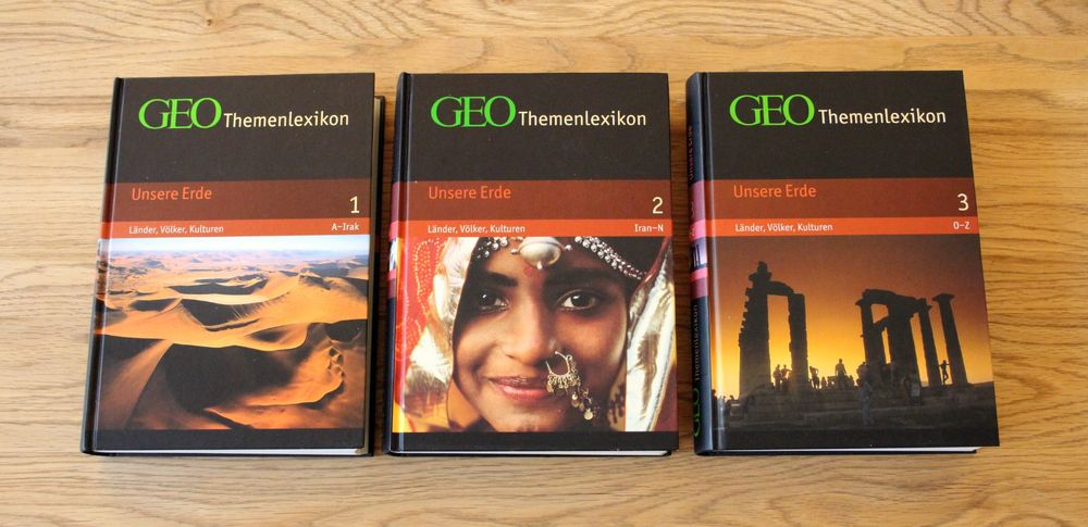 GEO Themenlexikon - Geografie (3 Bände) (Gebraucht) in Thörishaus für ...