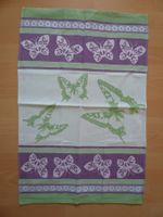 Swiss Textil - Küchentuch BW - Schmetterlinge, grün, neu