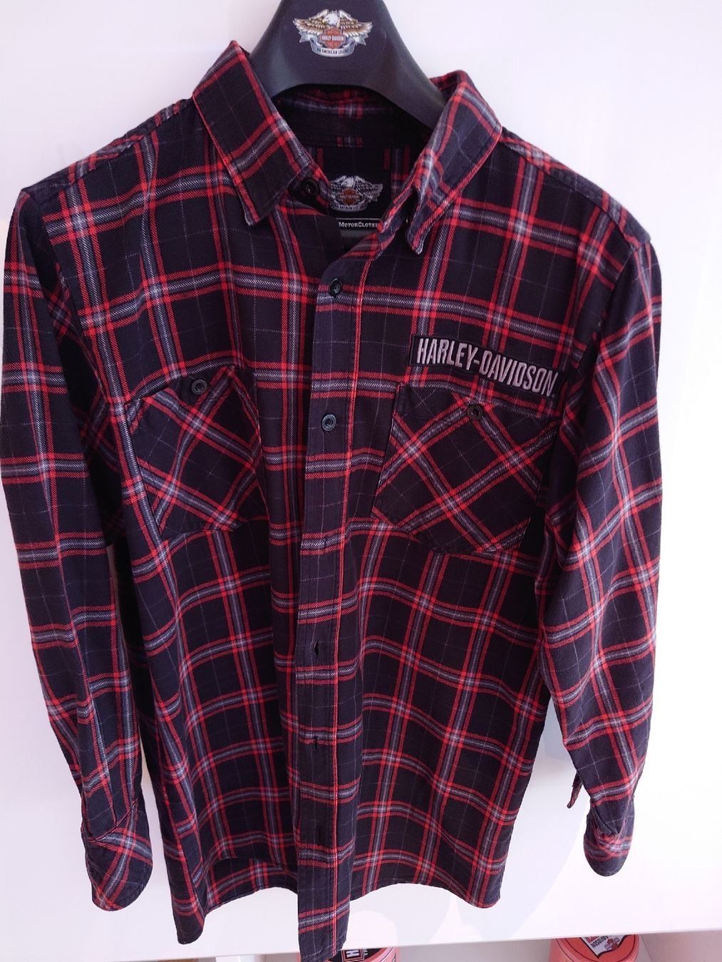 Harley-Davidson Hemden: Harley-Davidson Biker Holzfäller Hemd Gr. M / L – Gebraucht aus Rothenburg von Bleonhard